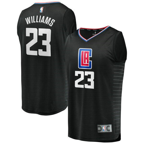Camiseta baloncesto Lou Williams 23 Statement Edition Negro Los Angeles Clippers Hombre