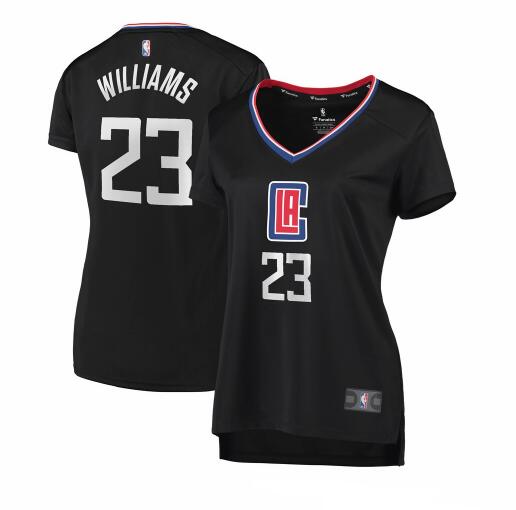 Camiseta baloncesto Lou Williams 23 statement edition Negro Los Angeles Clippers Mujer