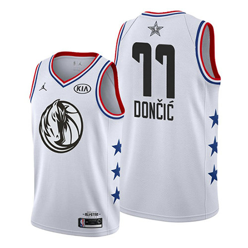 Camiseta baloncesto Luka Doncic 77 Blanco All Star 2019 Hombre