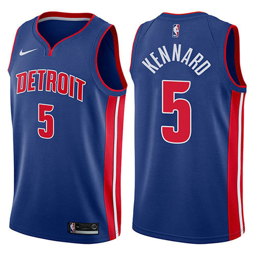 Camiseta baloncesto Luke Kennard 5 Icon 2017-18 Azul Detroit Pistons Hombre