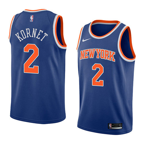 Camiseta baloncesto Luke Kornet 2 Icon 2018 Azul New York Knicks Hombre
