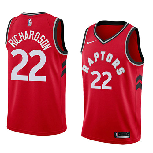 Camiseta baloncesto Malachi Richardson 22 Icon 2017-18 Rojo Toronto Raptors Hombre