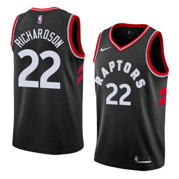 Camiseta baloncesto Malachi Richardson 22 Statement 2018 Negro Toronto Raptors Hombre