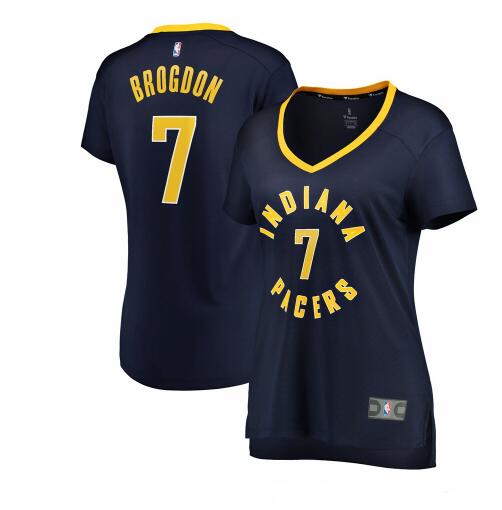 Camiseta baloncesto Malcolm Brogdon 7 icon edition Armada Indiana Pacers Mujer
