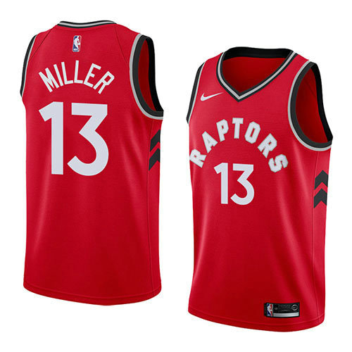 Camiseta baloncesto Malcolm Miller 13 Icon 2018 Rojo Toronto Raptors Hombre
