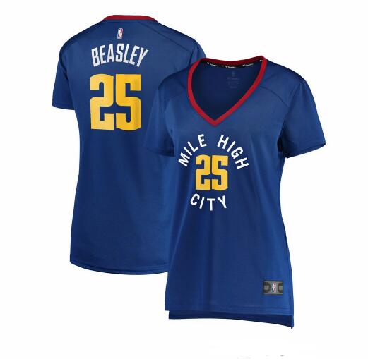 Camiseta baloncesto Malik Beasley 25 statement edition Azul Denver Nuggets Mujer