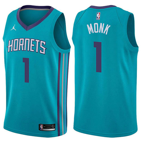 Camiseta baloncesto Malik Monk 1 Icon 2017-18 Verde Charlotte Hornets Hombre