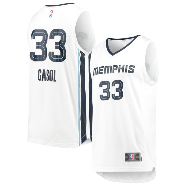 Camiseta baloncesto Marc Gasol 33 Association Edition Blanco Memphis Grizzlies Hombre