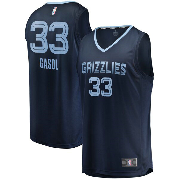 Camiseta baloncesto Marc Gasol 33 Fast Break Replica Armada Memphis Grizzlies Hombre
