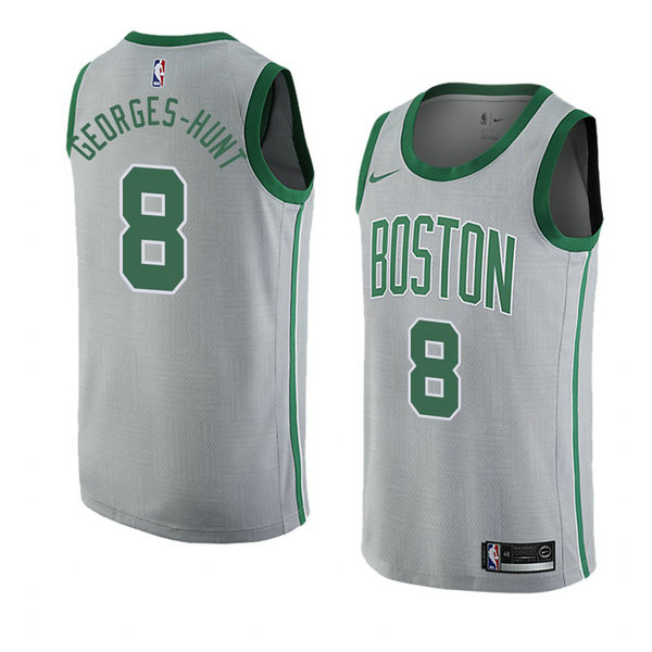 Camiseta baloncesto Marcus Georges-hunt 8 Ciudad 2018-19 Gris Boston Celtics Hombre