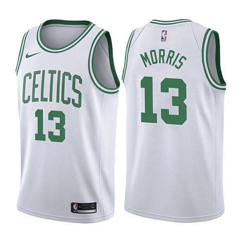 Camiseta baloncesto Marcus Morris 13 Association 2017-18 Blanco Boston Celtics Hombre