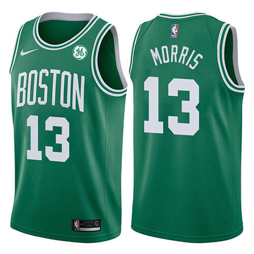 Camiseta baloncesto Marcus Morris 13 Icon 2018-19 Verde Boston Celtics Hombre