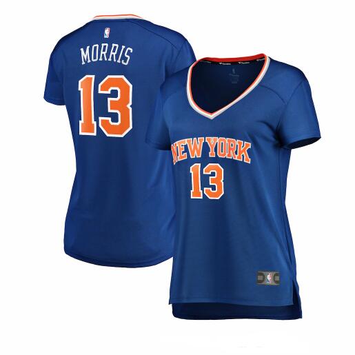 Camiseta baloncesto Marcus Morris 13 icon edition Azul New York Knicks Mujer