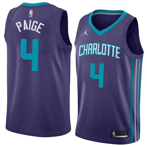 Camiseta baloncesto Marcus Paige 4 Statement 2018 P鐓pura Charlotte Hornets Hombre