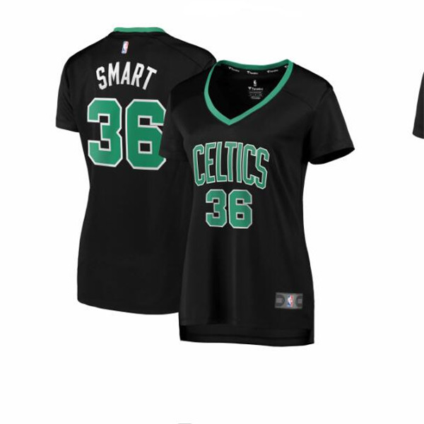 Camiseta baloncesto Marcus Smart 36 statement edition Negro Boston Celtics Mujer
