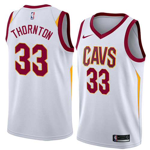 Camiseta baloncesto Marcus Thornton 33 Association 2018 Blanco Cleveland Cavaliers Hombre