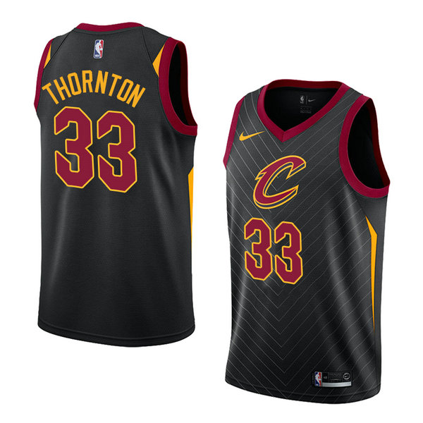 Camiseta baloncesto Marcus Thornton 33 Statement 2018 Negro Cleveland Cavaliers Hombre