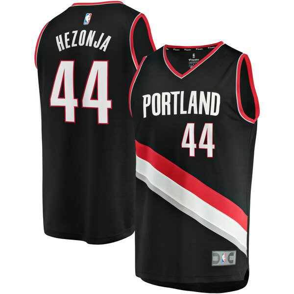Camiseta baloncesto Mario Hezonja 144 Icon Edition Negro Portland Trail Blazers Hombre