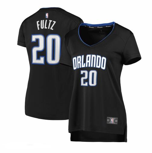 Camiseta baloncesto Markelle Fultz 20 2019 icon edition Negro Orlando Magic Mujer