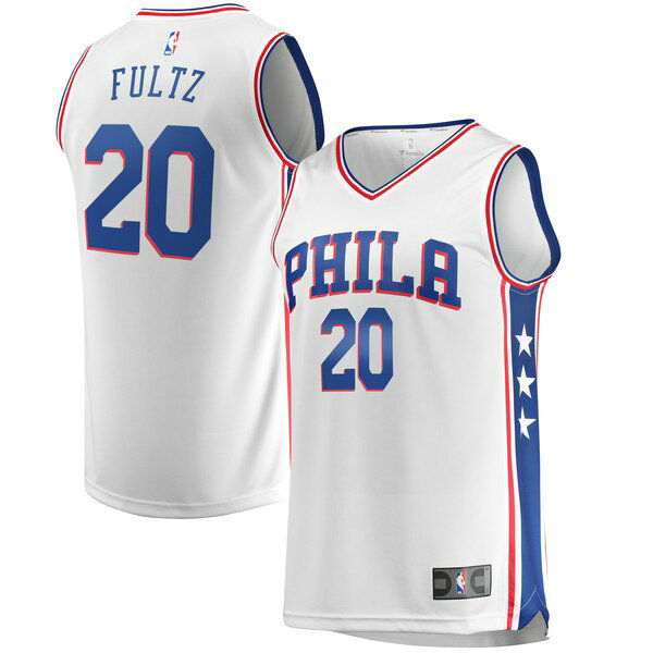 Camiseta baloncesto Markelle Fultz 20 Association Edition Blanco Philadelphia 76ers Hombre
