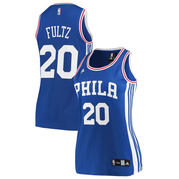 Camiseta baloncesto Markelle Fultz 20 Réplica Azul Philadelphia 76ers Mujer