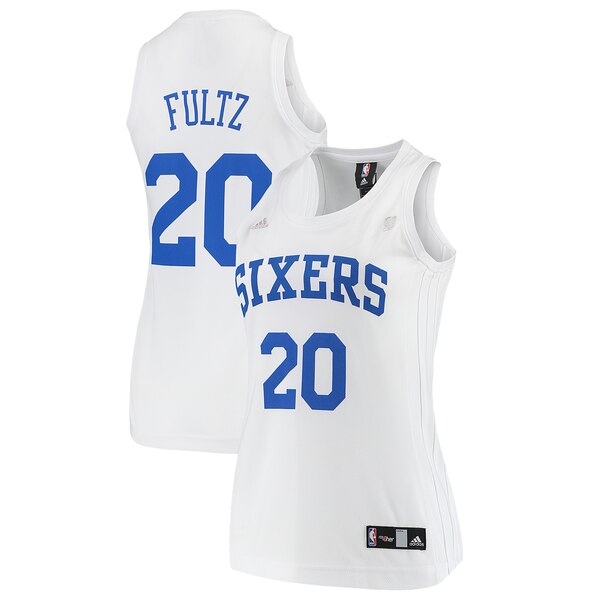 Camiseta baloncesto Markelle Fultz 20 Réplica Blanco Philadelphia 76ers Mujer