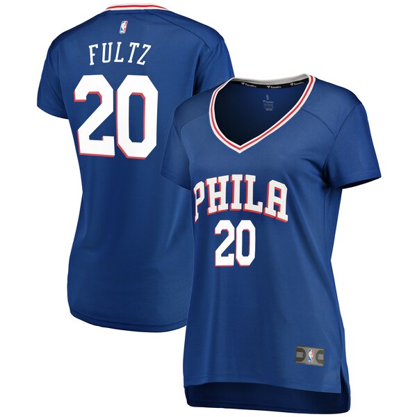 Camiseta baloncesto Markelle Fultz 20 icon edition Azul Philadelphia 76ers Mujer