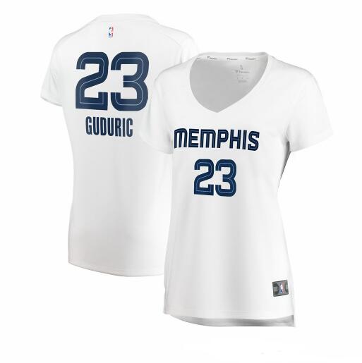 Camiseta baloncesto Marko Guduric 23 association edition Blanco Memphis Grizzlies Mujer