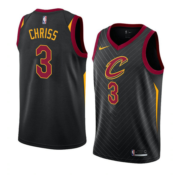 Camiseta baloncesto Marquese Chriss 3 Statement 2018 Negro Cleveland Cavaliers Hombre