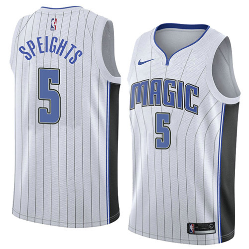 Camiseta baloncesto Marreese Speights 5 Association 2018 Blanco Orlando Magic Hombre