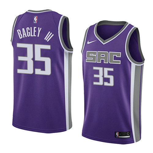 Camiseta baloncesto Marvin Bagley III 35 Icon 2018 P鐓pura Sacramento Kings Hombre