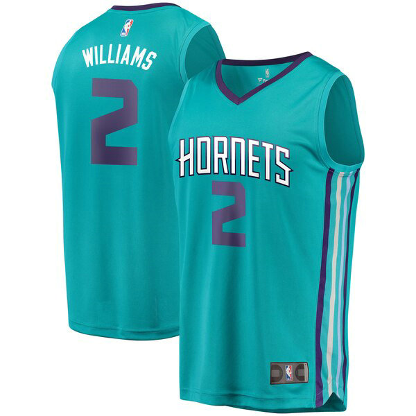 Camiseta baloncesto Marvin Williams 2 2019 Azul Charlotte Hornets Hombre