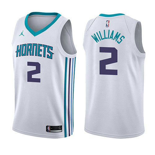 Camiseta baloncesto Marvin Williams 2 Association 2017-18 Blanco Charlotte Hornets Hombre