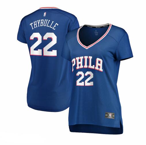Camiseta baloncesto Matisse Thybulle 22 icon edition Azul Philadelphia 76ers Mujer