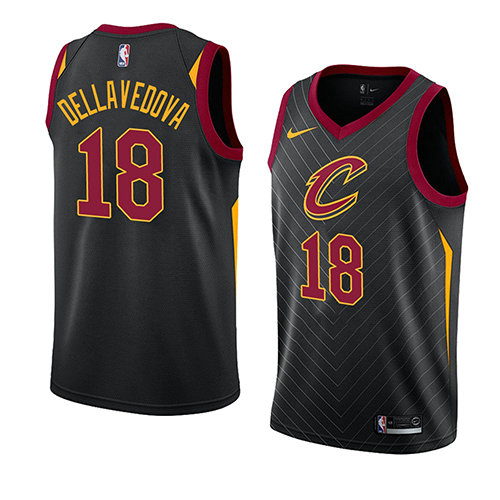 Camiseta baloncesto Matthew Dellavedova 18 Statement 2018 Negro Cleveland Cavaliers Hombre