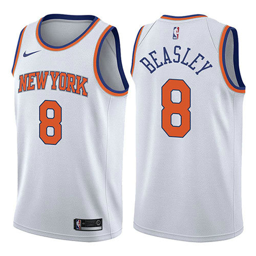 Camiseta baloncesto Michael Beasley 8 Association 2017-18 Blanco New York Knicks Hombre
