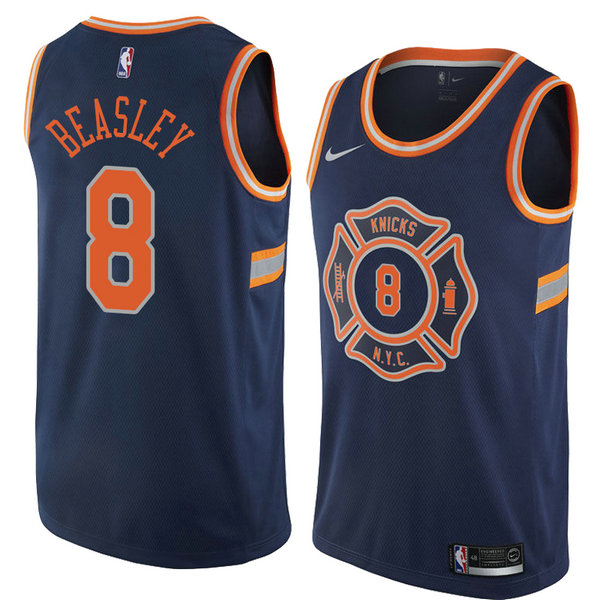 Camiseta baloncesto Michael Beasley 8 Ciudad 2018 Azul New York Knicks Hombre