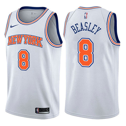 Camiseta baloncesto Michael Beasley 8 Statement 2017-18 Blanco New York Knicks Hombre