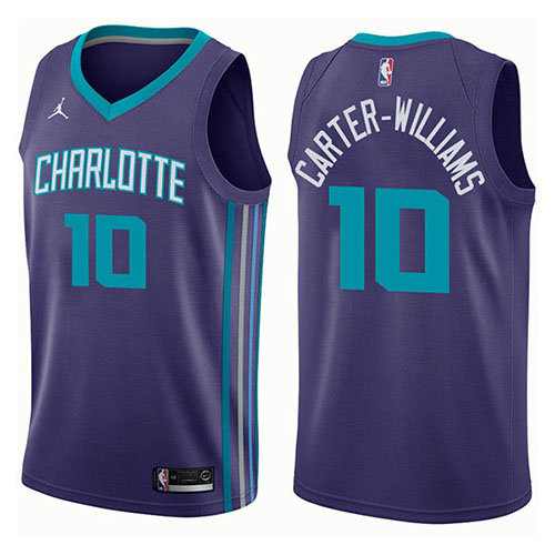 Camiseta baloncesto Michael Carter-Williams 10 Statement 2017-18 P鐓pura Charlotte Hornets Hombre