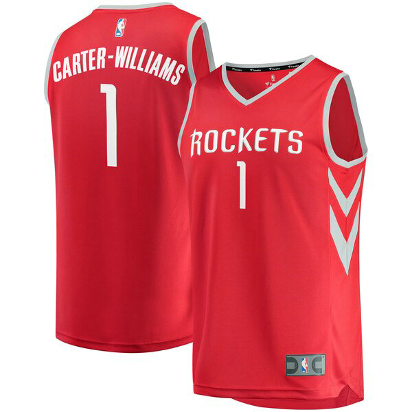 Camiseta baloncesto Michael Carter-Williams 1 Icon Edition Rojo Houston Rockets Hombre