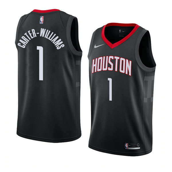 Camiseta baloncesto Michael Carter-Williams 1 Statement 2017-18 Negro Houston Rockets Hombre