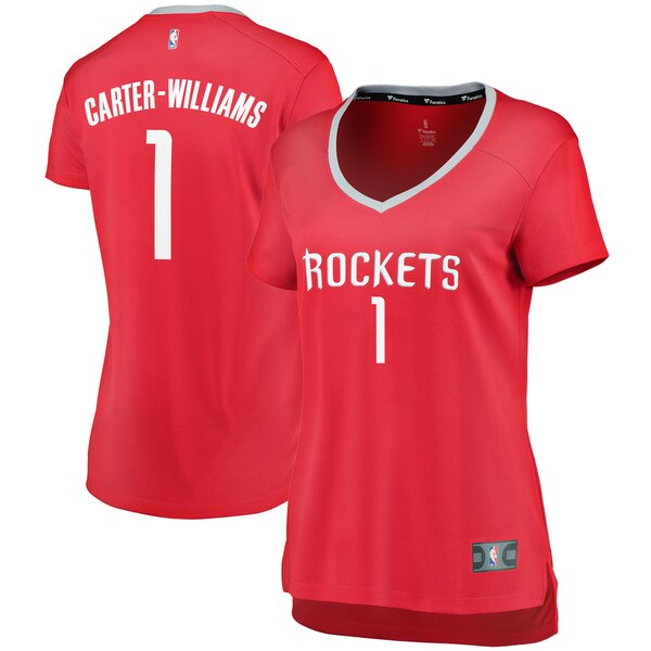 Camiseta baloncesto Michael Carter-Williams 1 icon edition Rojo Houston Rockets Mujer