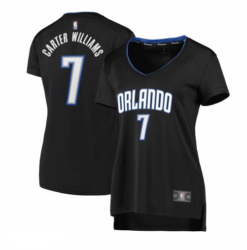 Camiseta baloncesto Michael Carter-Williams 7 2019 icon edition Negro Orlando Magic Mujer