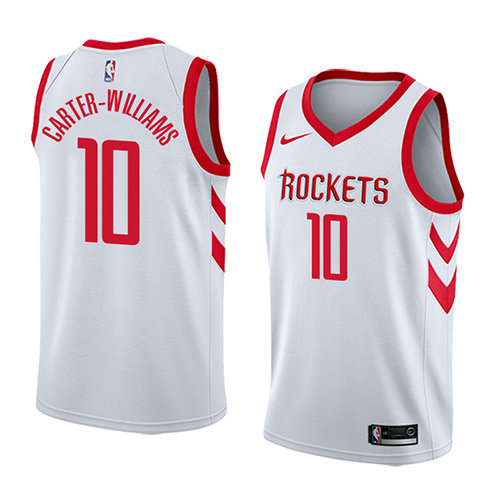 Camiseta baloncesto Michael Carter-williams 10 Association 2018 Blanco Houston Rockets Hombre