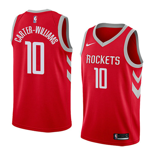 Camiseta baloncesto Michael Carter-williams 10 Icon 2018 Rojo Houston Rockets Hombre
