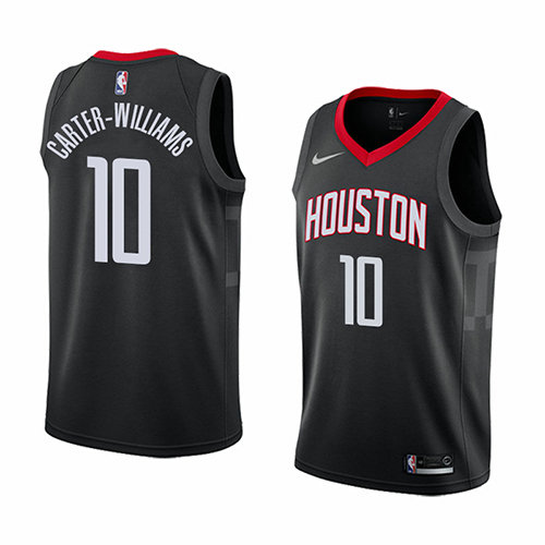 Camiseta baloncesto Michael Carter-williams 10 Statement 2018 Negro Houston Rockets Hombre