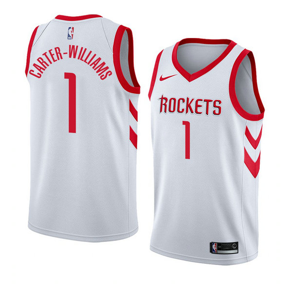 Camiseta baloncesto Michael Carter Williams 1 Association 2017-18 Blanco Houston Rockets Hombre