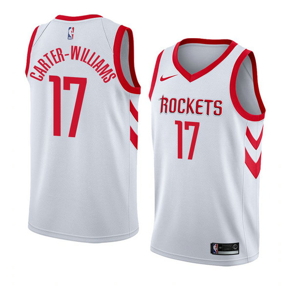 Camiseta baloncesto Michael Carter Williams 1 Association 2018 Blanco Houston Rockets Hombre