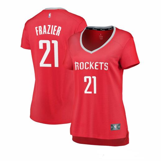 Camiseta baloncesto Michael Frazier 21 icon edition Rojo Houston Rockets Mujer