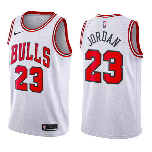 Camiseta baloncesto Michael Jordan 23 2017-18 Blanco Chicago Bulls Nino